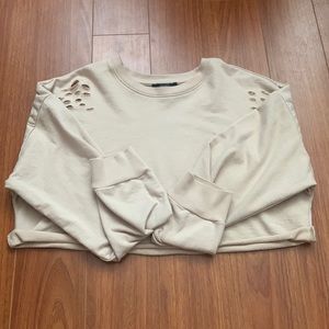 Crop top sweater (like new)